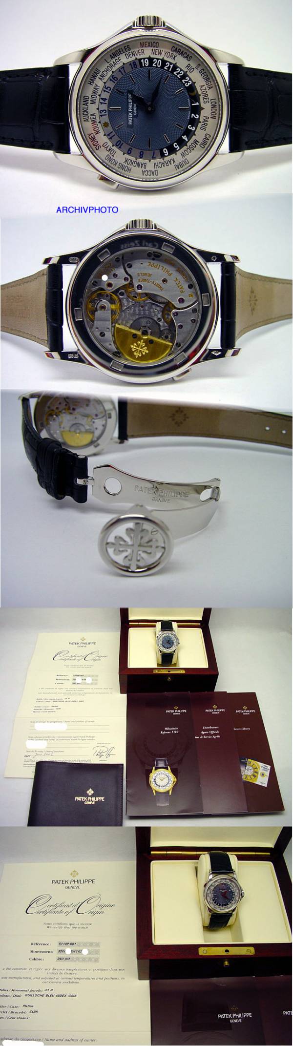 Patek Philippe World Time 5110P 